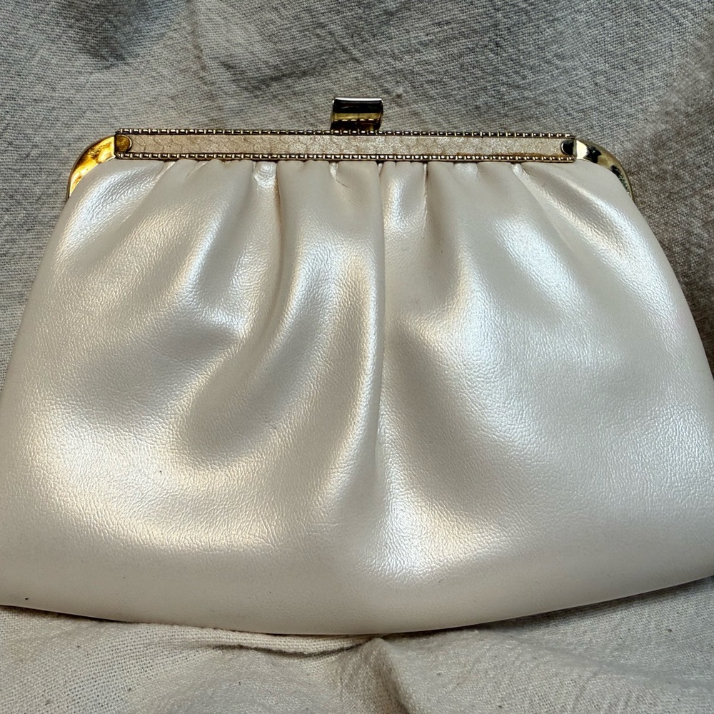 Elegant Cream Clutch Bag